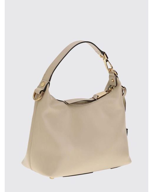 Versace Natural Tag Hobo Leather Bag