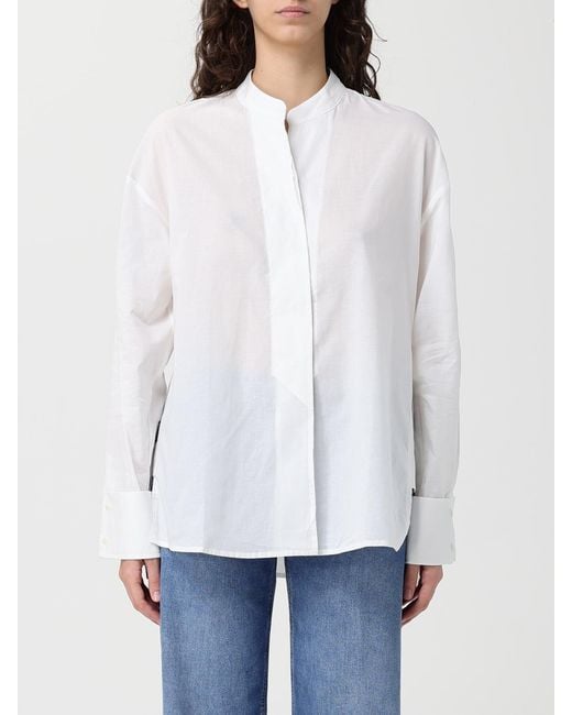 Blauer White Poplin Shirt