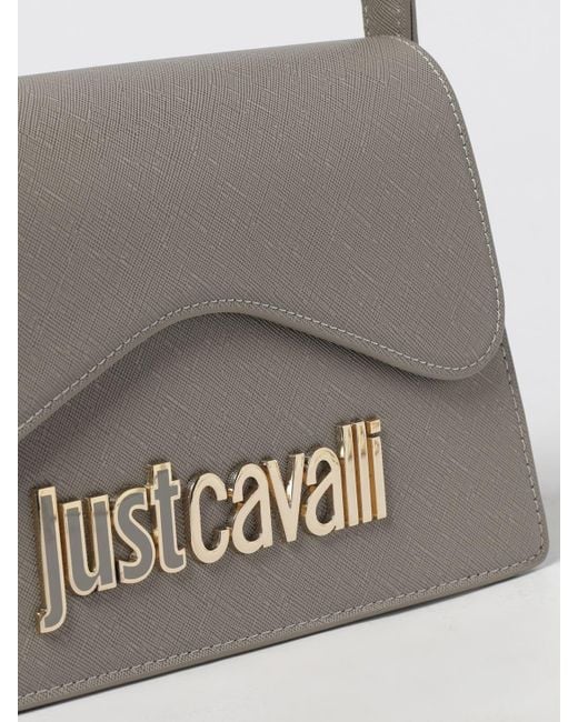 Just Cavalli Gray Handbag