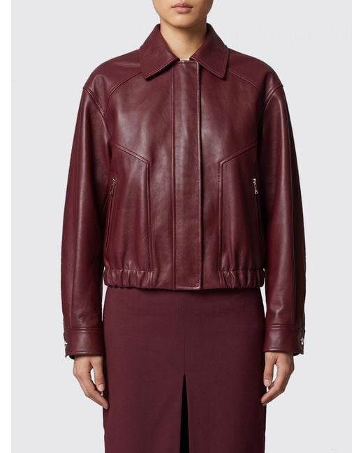 Versace Red Leather Jacket