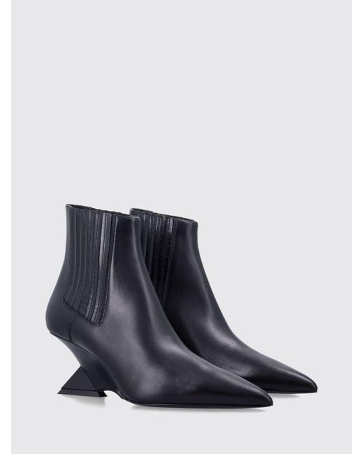 The Attico Blue Flat Shoes
