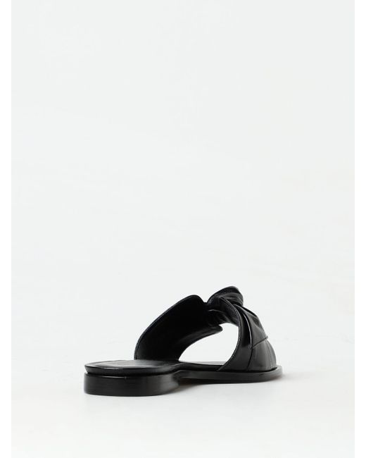 Sandalo in pelle con nodo di Alexandre Birman in Black
