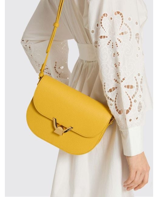 Coccinelle Yellow Shoulder Bag