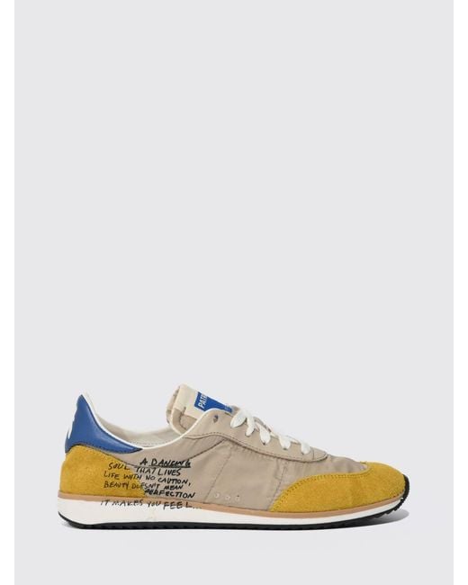 Patrizia Pepe White Suede And Nylon Sneakers