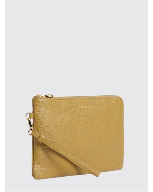 Coccinelle Natural C-Me Softy Grained Leather Pouch