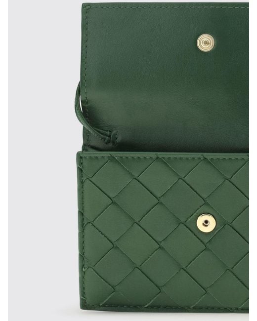 Bottega Veneta Green Wallet