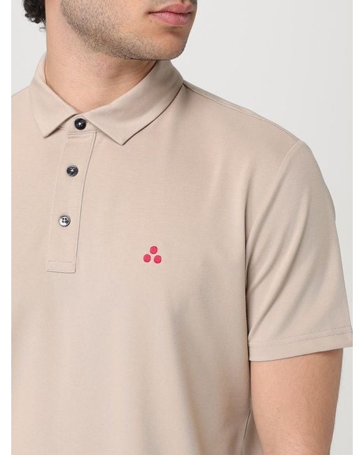 Peuterey Natural Short Sleeve Polo Shirt for men