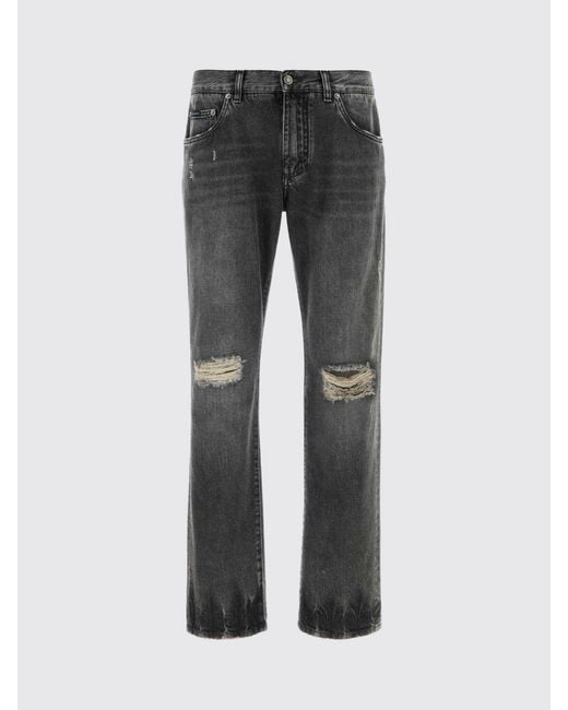 Dolce & Gabbana Gray Dolce &Amp Gabbana Jeans for men