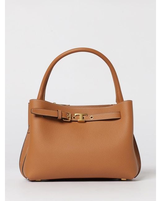 Tod's Brown Mini Leather Handbag