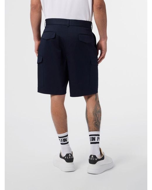 Philipp Plein Blue Shorts for men