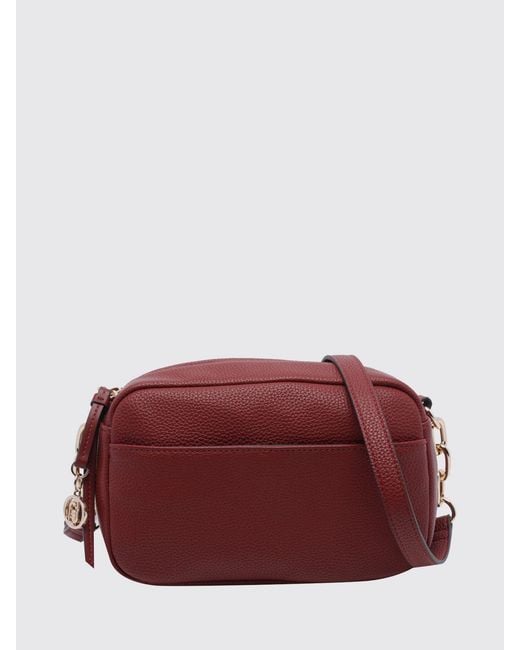 Liu Jo Purple Grained Faux Leather Mini Camera Bag With Strap