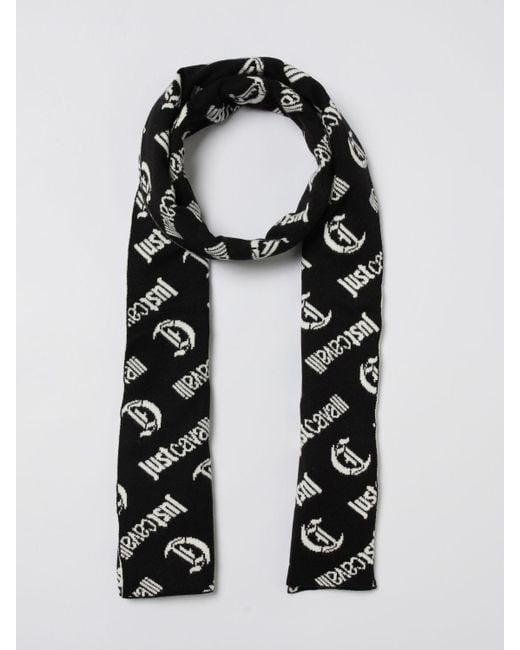 Just Cavalli Black Scarf for men