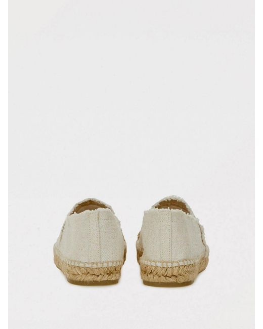Castaner White Flat Shoes