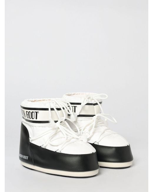 Moon Boot White Icon Low for men