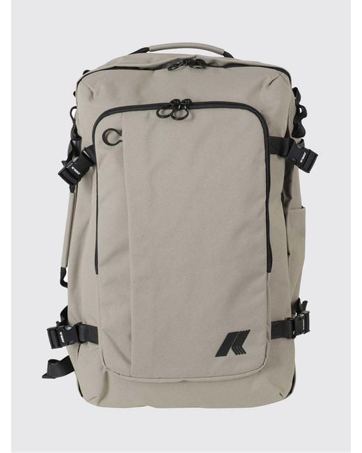 K-Way Gray Salome Ripstop Nylon Bag for men
