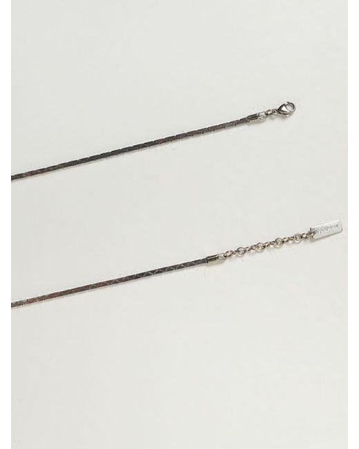 Bijoux Homme Saint Laurent pour homme en coloris White