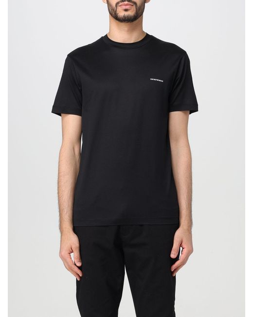 Emporio Armani Black T-shirt for men