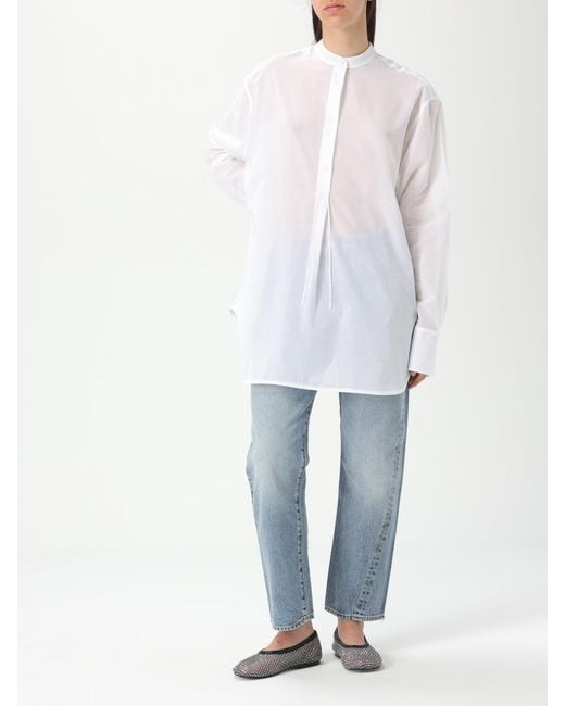 Totême White Skirt