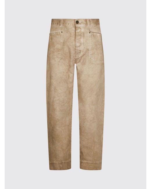 Vivienne Westwood Natural Five-Pocket Straight Fit Cotton Jeans for men