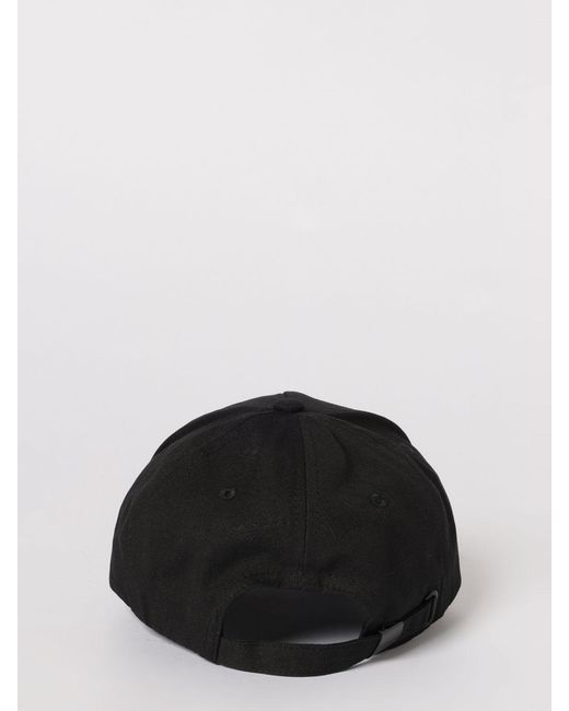 Just Cavalli Black Cotton Twill Hat With Embroidered Logo