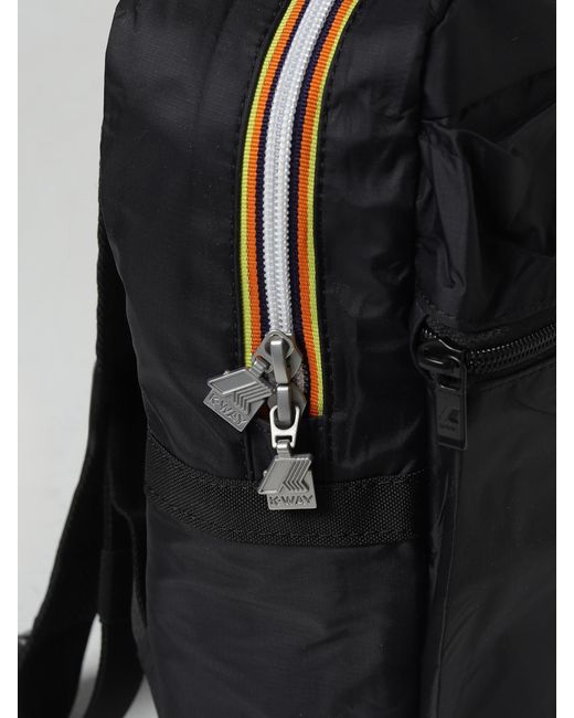 K-Way Black Backpack for men