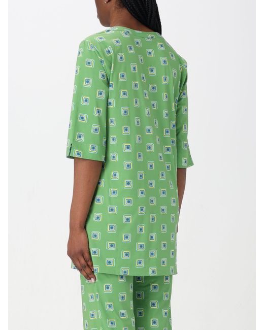Blusa in tessuto stampato di Maliparmi in Green