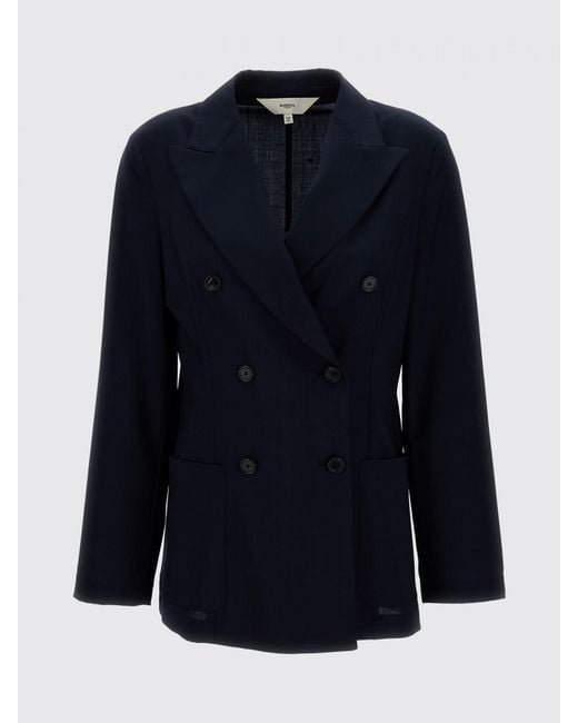 Barena Blue Virgin Wool Double Breasted Blazer