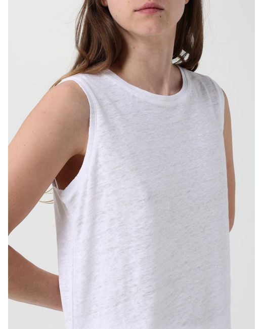 Kangra White Linen Knitwear