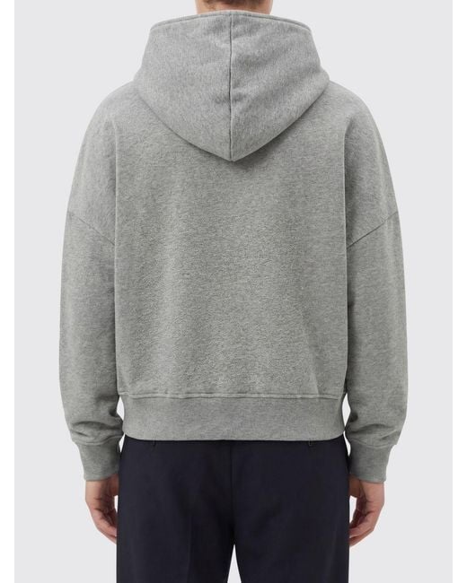 Entire studios Gray Cotton Hoodie for men