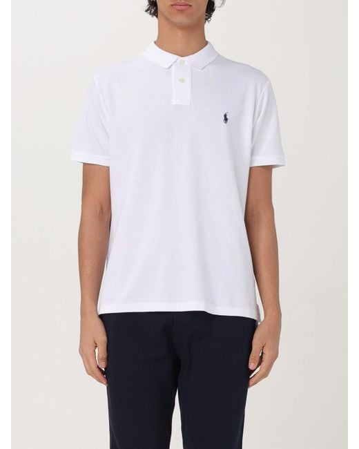Polo Ralph Lauren Polo Shirt in White for Men | Lyst
