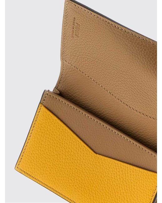 Fendi Yellow Wallet for men