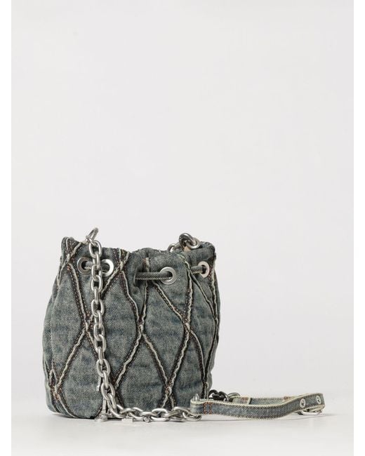 DIESEL Gray Shoulder Bag