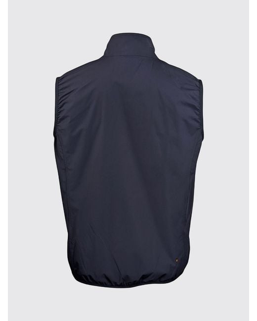 Save The Duck Blue Nylon Vest for men