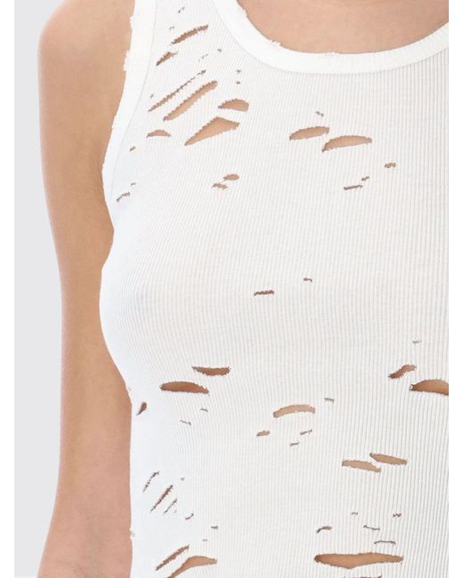 R13 Gray Used Cotton Tank Top