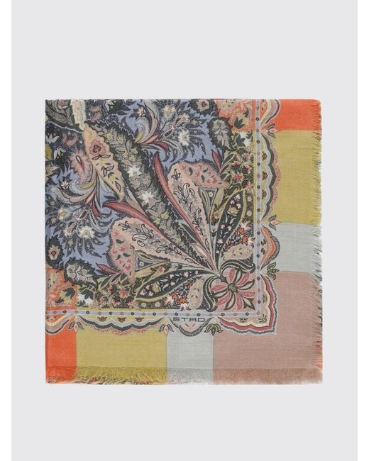 Etro Gray Scarf