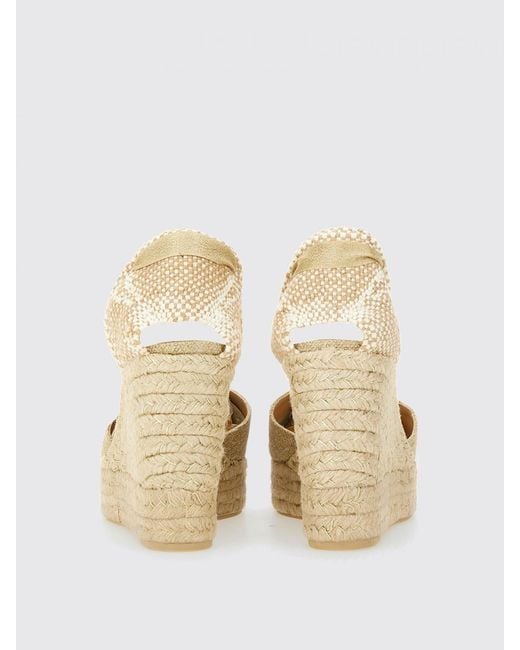 Castaner Metallic Court Shoes