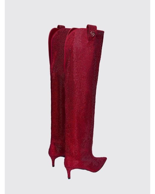 Philipp Plein Red Boots