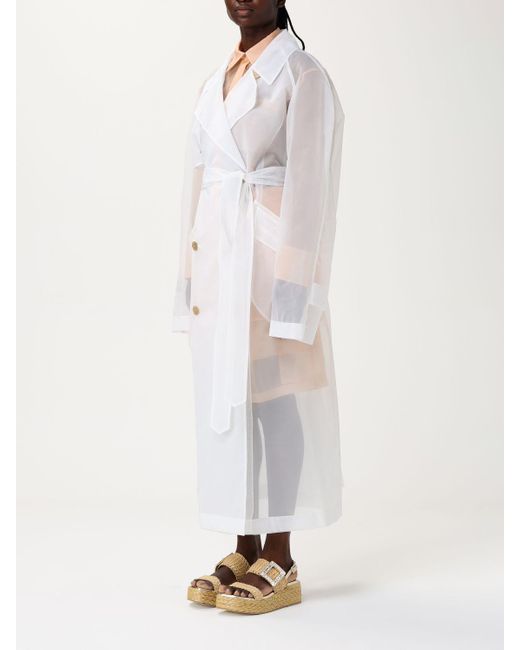 Abrigo Mujer Del Core de color White