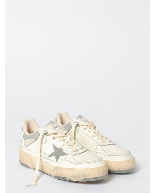 Golden Goose Deluxe Brand White Forty 2 Used Leather Sneakers for men