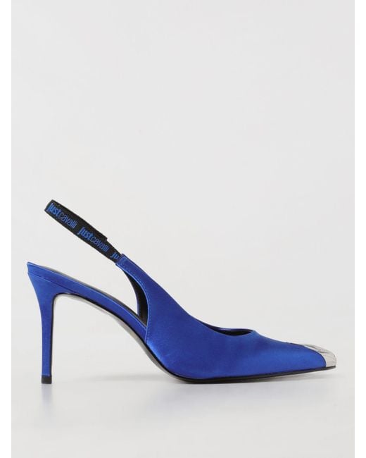 Just Cavalli Blue High Heel Shoes