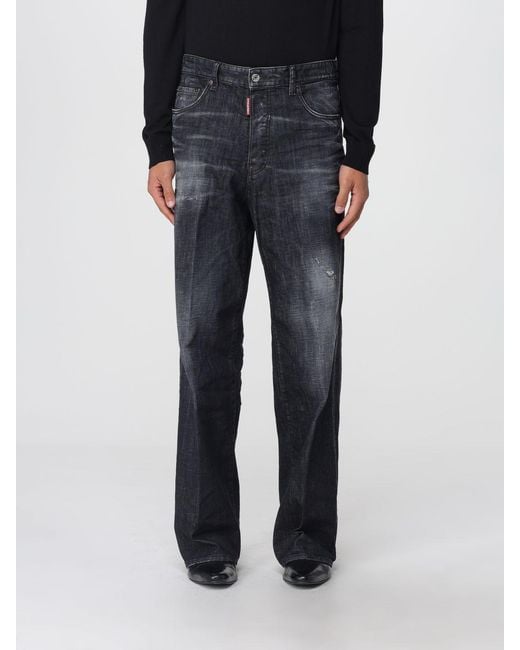 DSquared² Black Stretch Denim Jeans for men