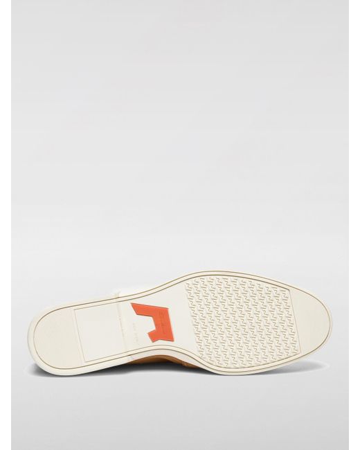 Mocasines con puntera de almendra Santoni de hombre de color Brown