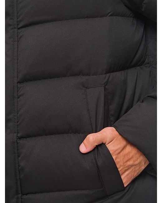 Herno Gray High Neck Quilted Down Jacket for men