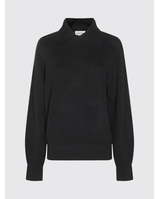 Khaite Black Polo Shirt