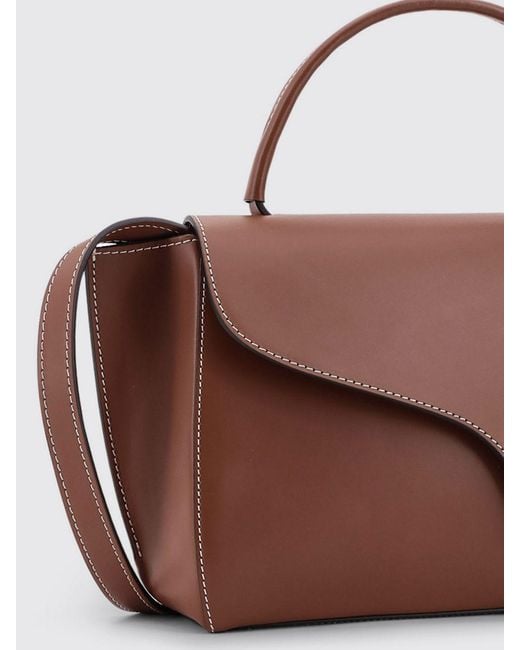 Atp Atelier Brown Arezzo Leather Handbag