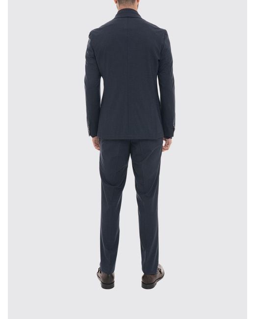 Boss Blue Single-Breasted Dress for men