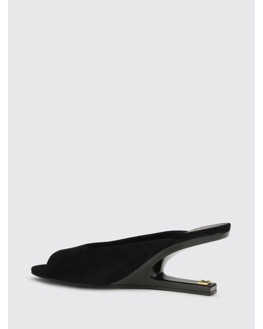 Balmain White Suede Mules