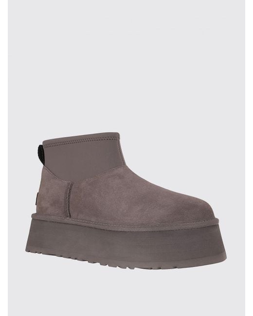 Ugg Brown Flache Stiefeletten Damen