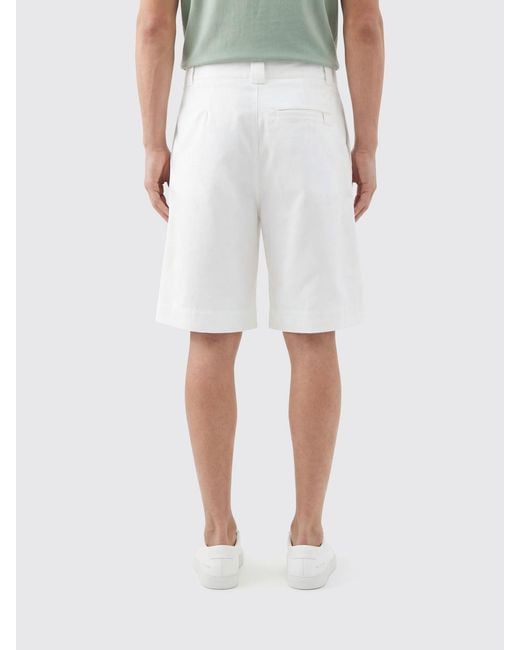 DARKPARK White Cotton Shorts for men