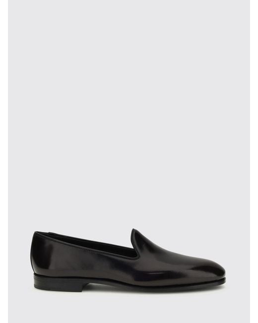 Church's White Polished Calfskin Loafers
